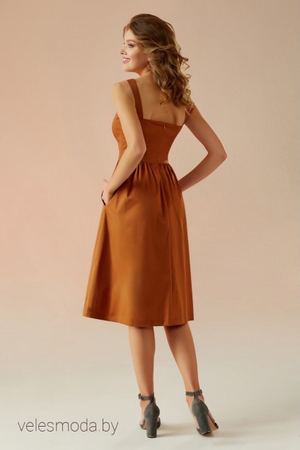 Платье   007 кэмел Andrea Fashion