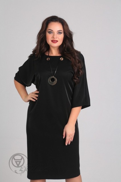Платье 00101 черный Andrea Style