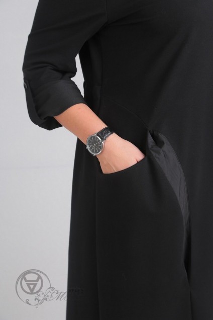 Платье 00116 черный Andrea Style