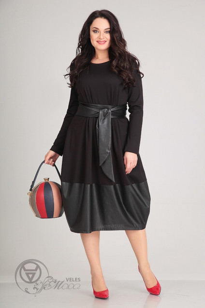 Платье 0045 черный Andrea Style