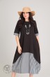 Платье 0051 с серой полоской Andrea Style