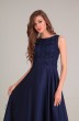 Платье 0075 синий Andrea Style