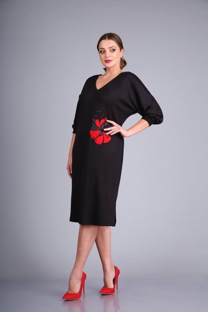Платье  0423 черный Andrea Style