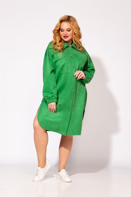 Платье 2225 зеленый Andrea Style