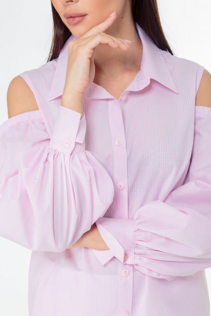 Блузка 1003 розовый Anelli
