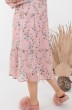 Платье 1031 розовый Anelli