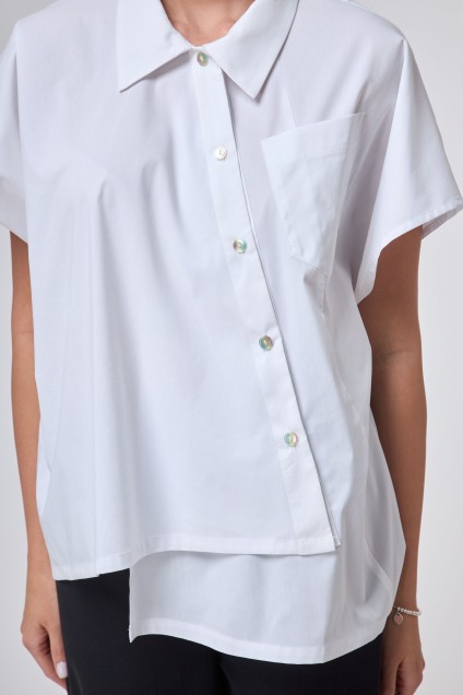 Рубашка 1227 белый Anelli