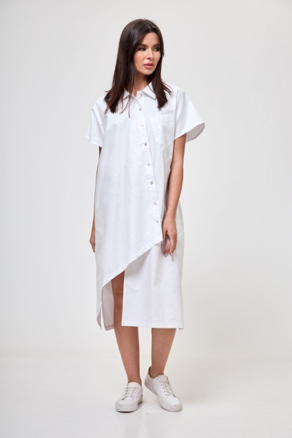 Платье 1228 белый Anelli