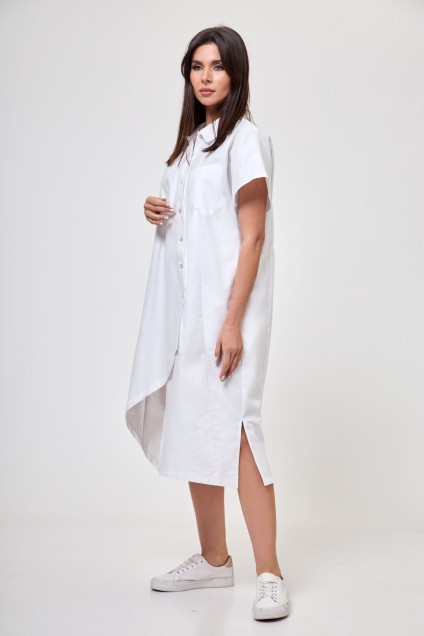 Платье 1228 белый Anelli