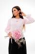 Блузка 1411 розовый Anelli