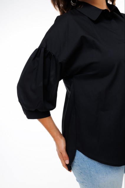 Блузка 1414 черный Anelli
