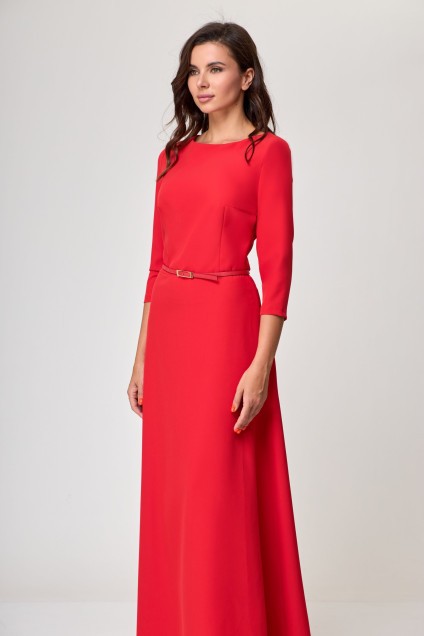 Платье 268 красный Anelli