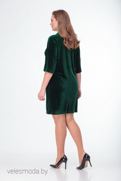 Платье 448 зеленый Anelli