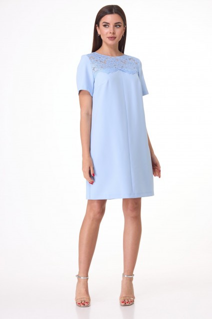 Платье 493 голубой Anelli