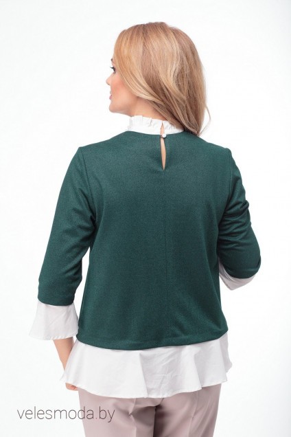 Блузка 604 зеленый Anelli