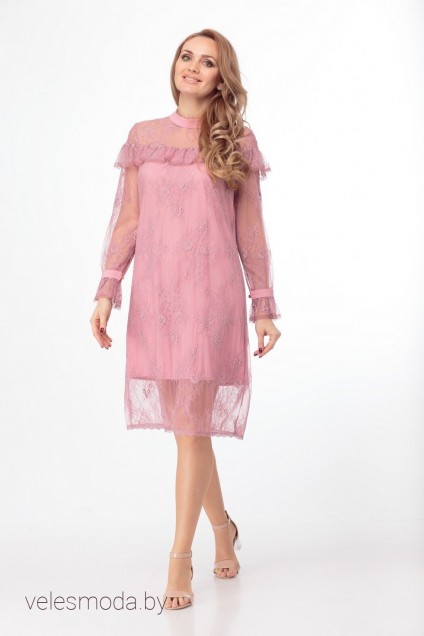 Платье 684 розовые тона Anelli