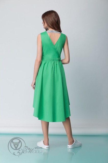 Платье 1202 ярко-зеленый Anna Majewska