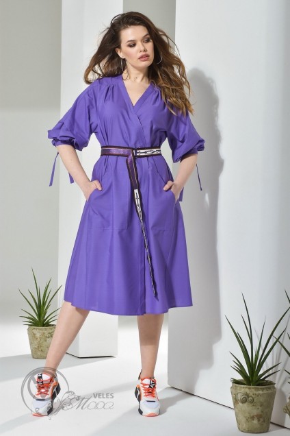 Платье 210 фиолетовый Anna Majewska