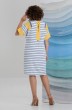 Платье 1200-3 желтый+голубой Avanti