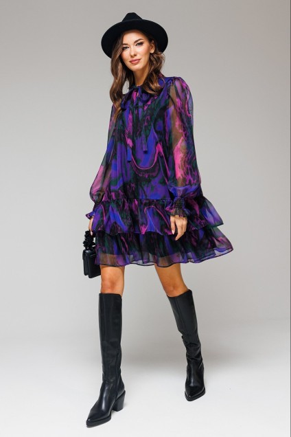Платье 2566 фиолетовый BUTER