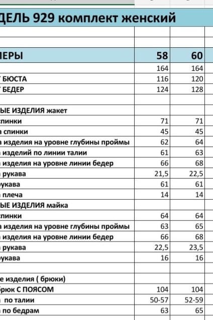 Костюм брючный 929 синий Багира АнТа