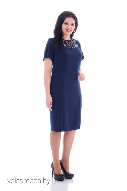 Комплект с платьем 2136 синий Багряница