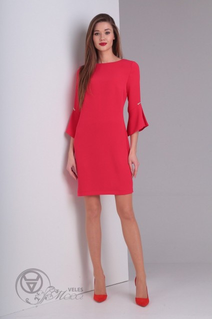 Платье 446 красный Basagor
