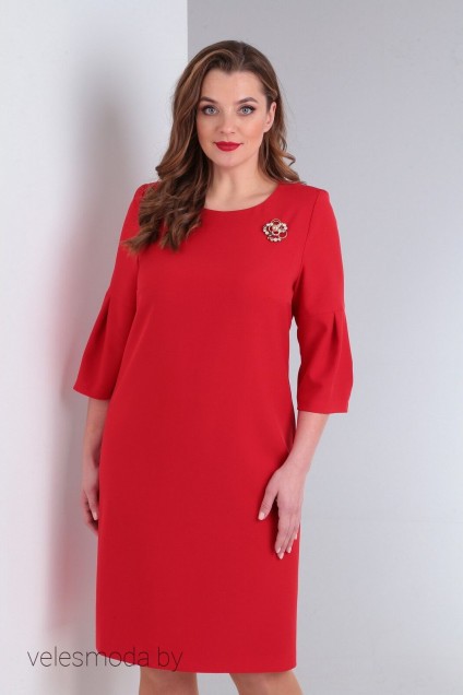 Платье 555 красный Basagor