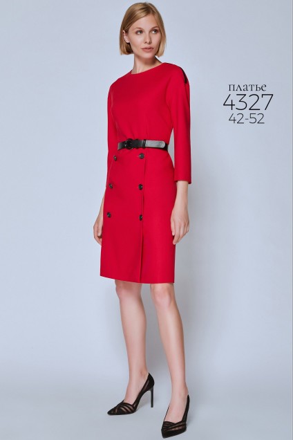 Платье 4327 красный Bazalini