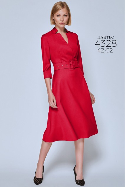 Платье 4328 красный Bazalini