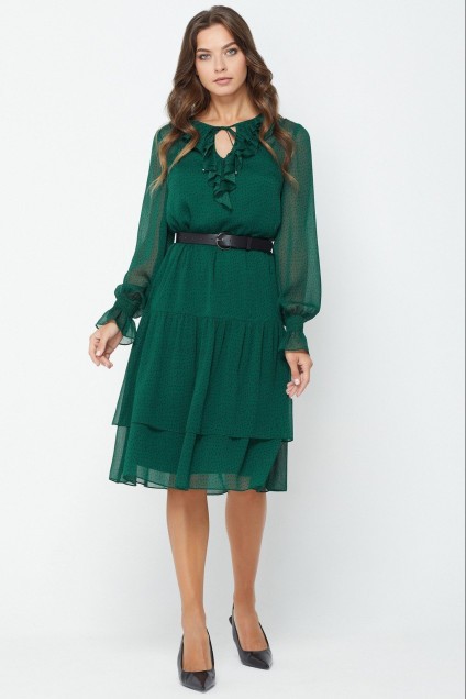 Платье 4616 зеленый Bazalini