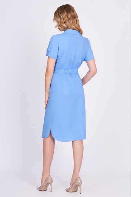 Платье 4656 голубой Bazalini