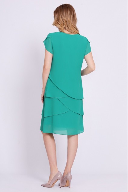 Платье 4746 зеленый Bazalini