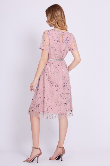 Платье 4747 розовый Bazalini