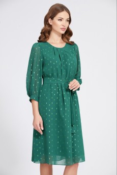 Платье 4824 зеленый Bazalini