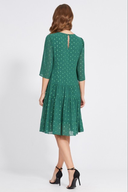 Платье 4842 зеленый Bazalini