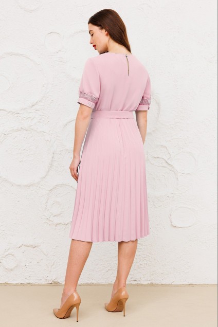 Платье 4938 розовый Bazalini