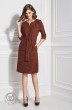Платье 3369 коричневые тона Bazalini