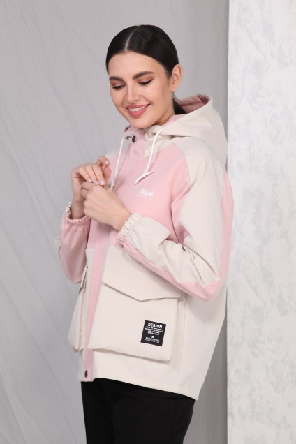 Куртка 4046 розовый Beautiful&Free