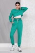 Спортивный костюм 4047 зеленый Beautiful&Free