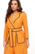 Костюм с шортами 6023 ярко-оранжевый Beautiful&Free