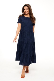 Платье 6032 темно-синий Beautiful&Free