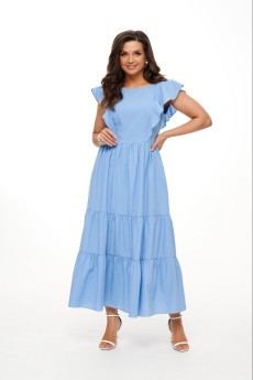 Платье 6033 голубой Beautiful&Free