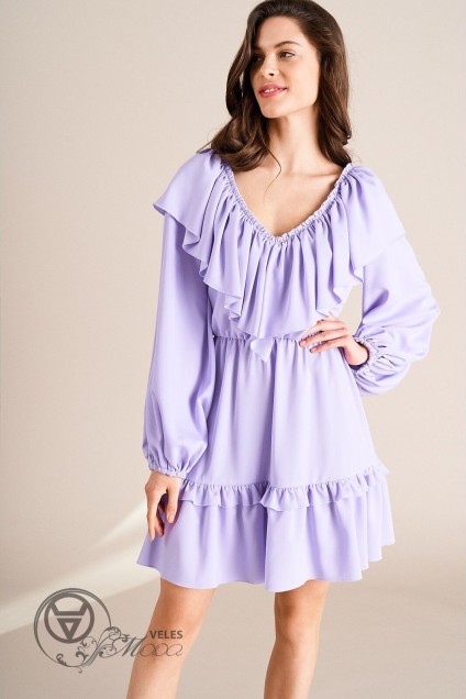 Платье 3086 фиолетовый BEAUTY ANNETE