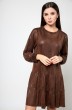 Платье 1388 коричневый БелЭкспози