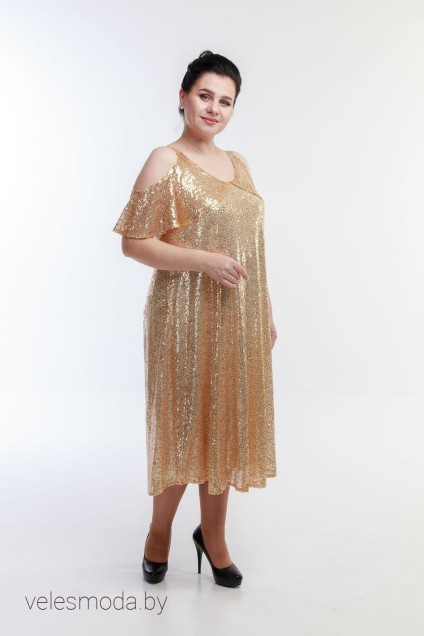 Платье 1043 золото Belinga