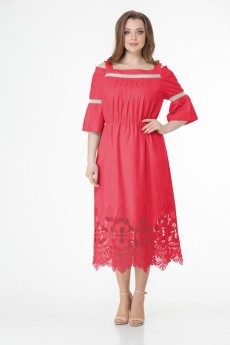 Платье 743 красный  Bonna Image