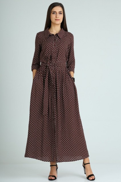 Платье 1938-1 шоколад Celentano