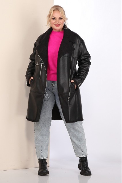 Пальто 1999-1 черный Celentano