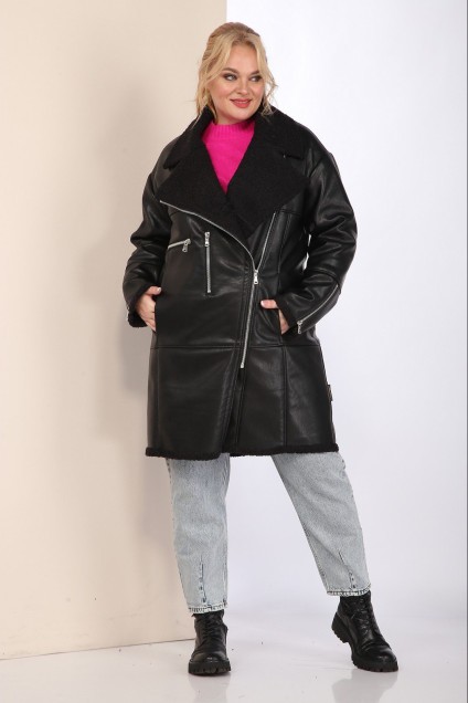 Пальто 1999-1 черный Celentano